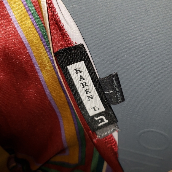 Deep V Dress by Karen T. - Picture 7 of 8